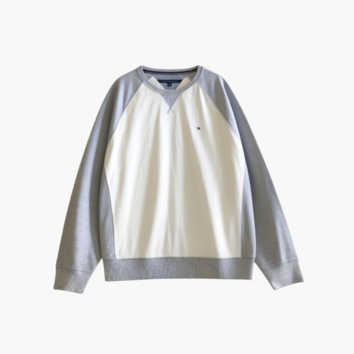Tommy Hilfiger Ανδρικό Raglan Crewneck Εκρού Γκρι / Pre-Owned