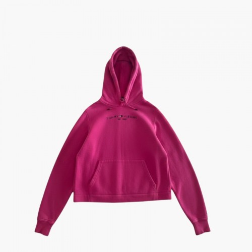 Tommy Hilfiger Γυναικείο Hoodie Φούξια με Logo / Pre-Owned