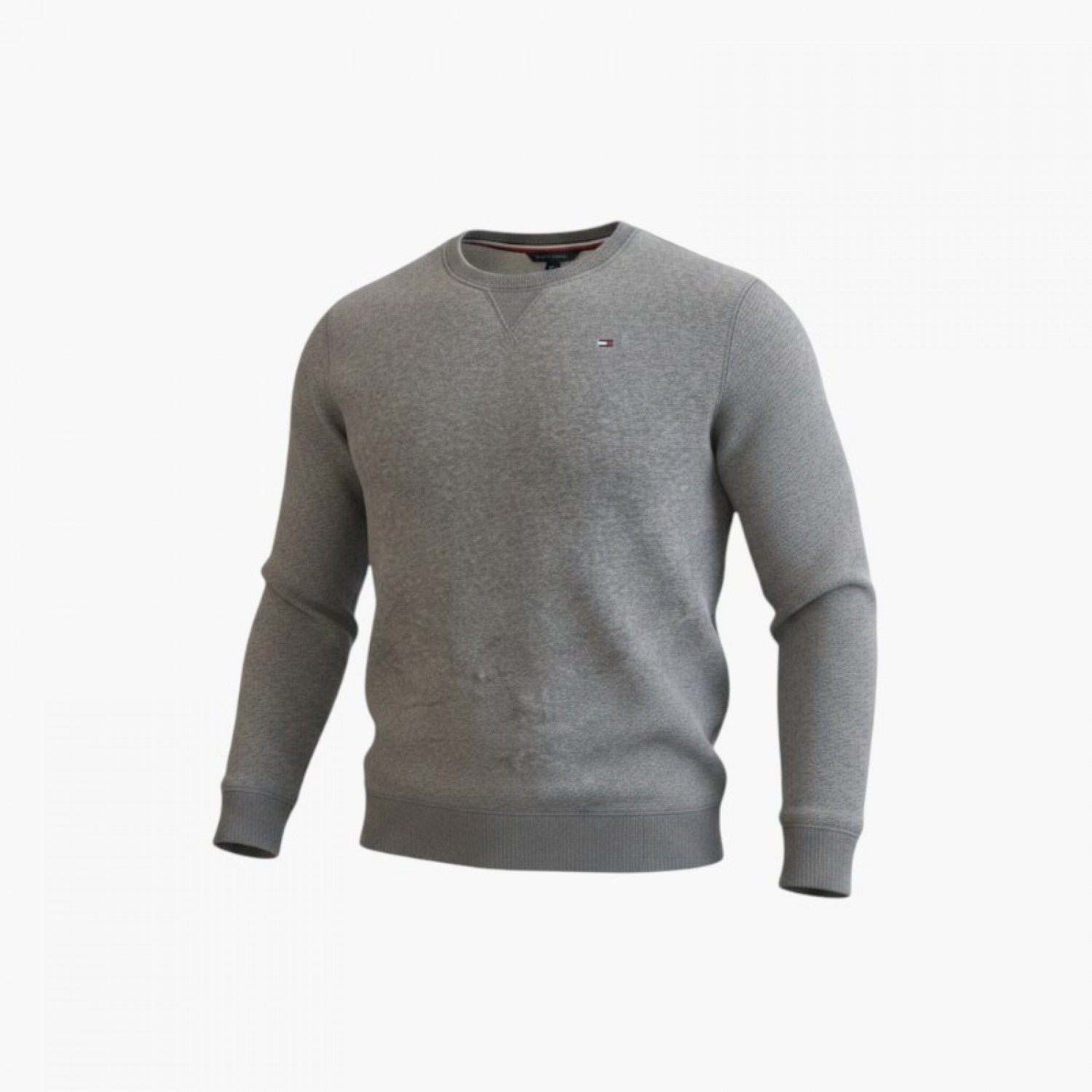 Tommy Hilfiger Ανδρικό Crewneck Φούτερ Γκρι / Pre-Owned