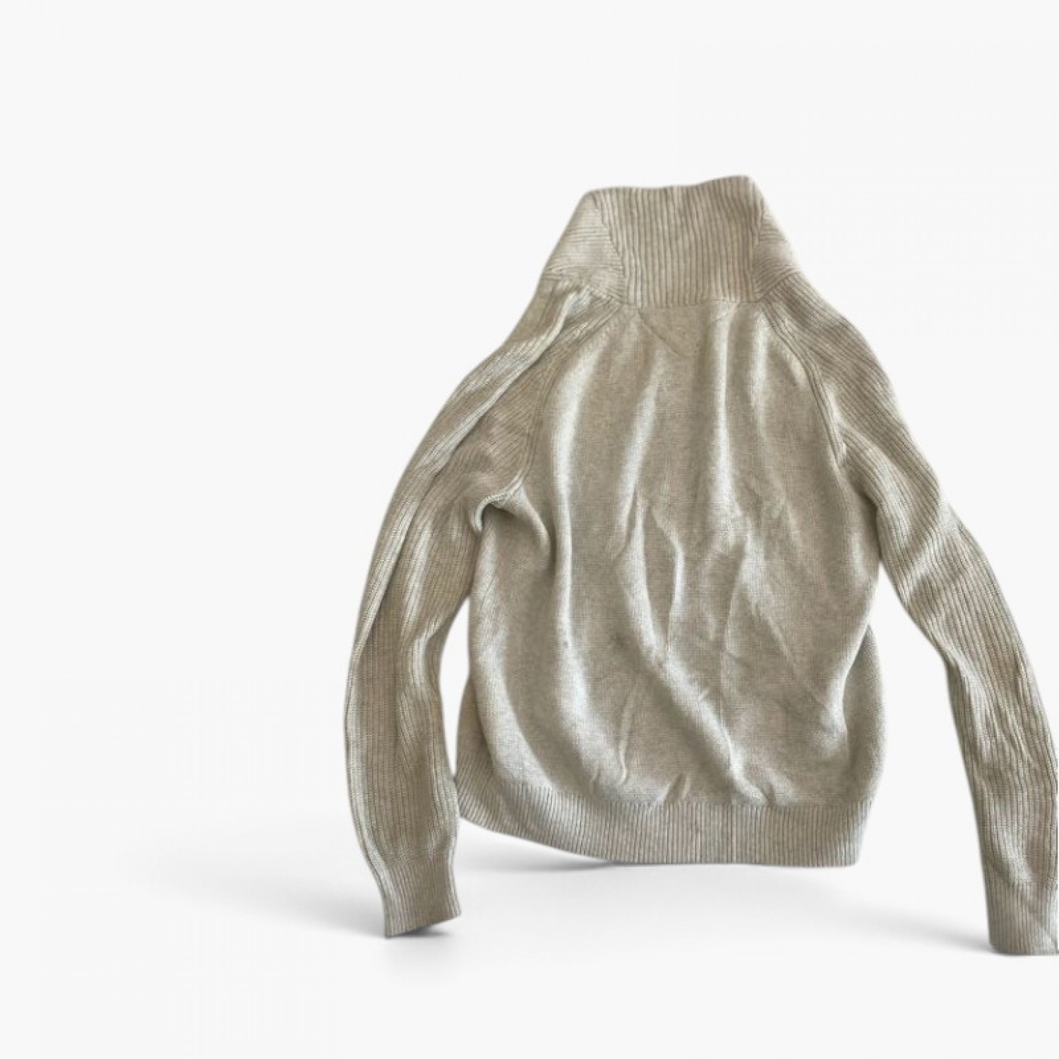 Tommy Hilfiger Πλεκτό Πουλόβερ με Shawl Collar – Εκρού / Pre-Owned
