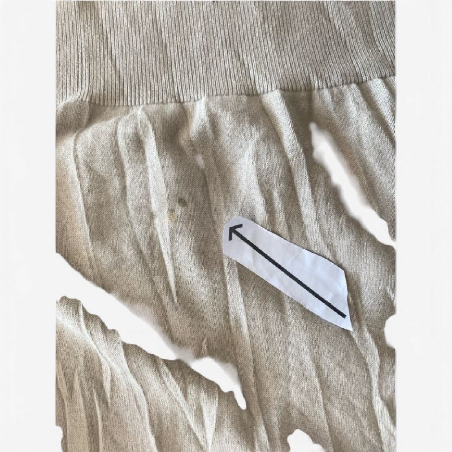 Tommy Hilfiger Crew Neck Πλεκτό Πουλόβερ – Μπεζ / Pre-Owned