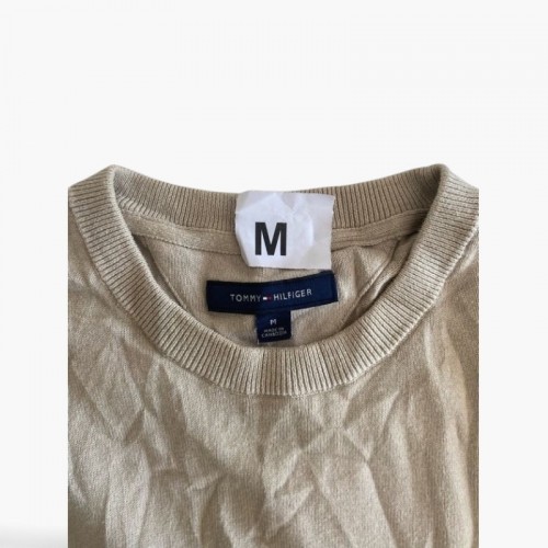 Tommy Hilfiger Crew Neck Πλεκτό Πουλόβερ – Μπεζ / Pre-Owned