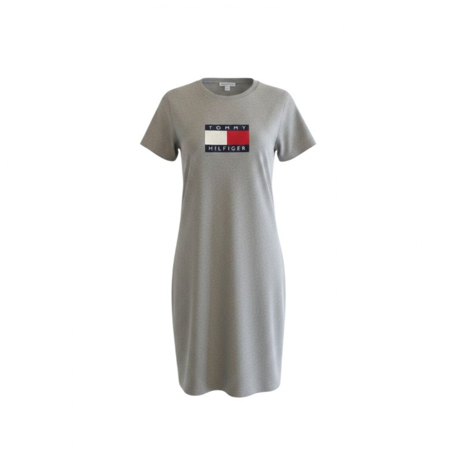 Tommy Hilfiger Logo T-Shirt Dress – Γκρι / Pre-Owned