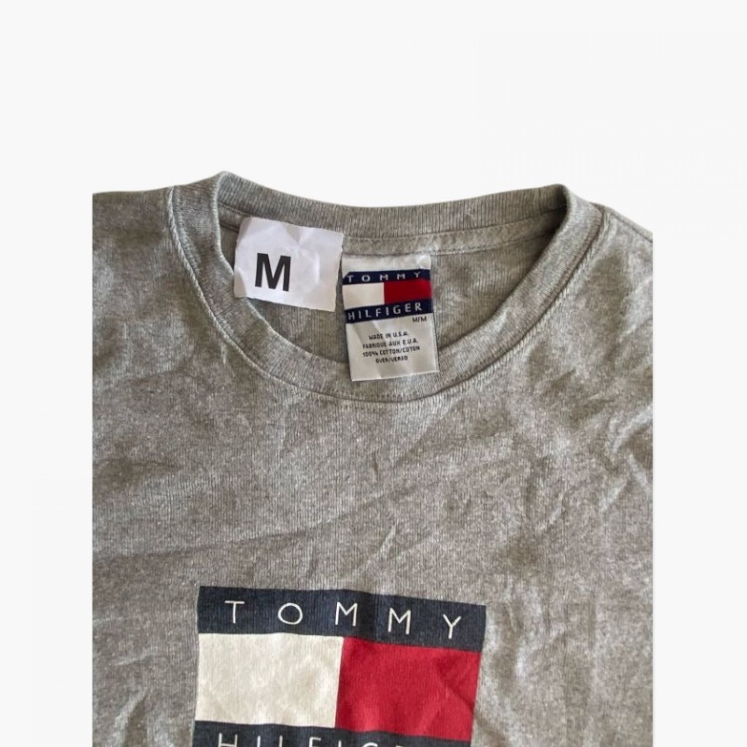 Tommy Hilfiger Logo T-Shirt Dress – Γκρι / Pre-Owned