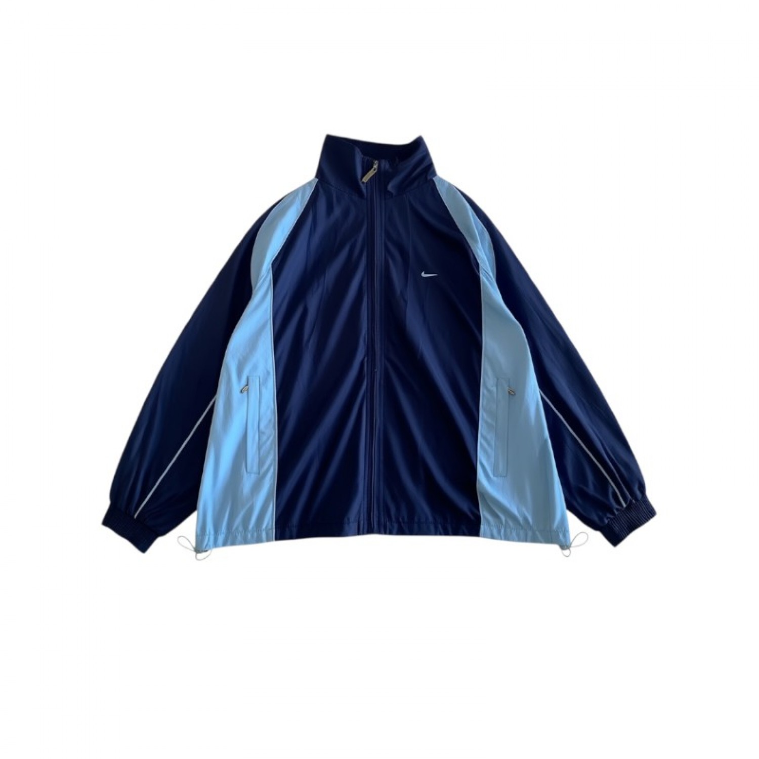 Nike Vintage Track Jacket / Windbreaker – Navy & Γαλάζιο – M / Pre-Owned