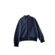 Conte of Florence Quilted Bomber Jacket – Navy Μπλε – L / Pre-Owned