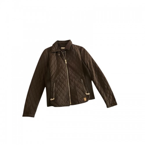 Massimo Dutti Γυναικείο Quilted Jacket – Καφέ – S / Pre-Owned