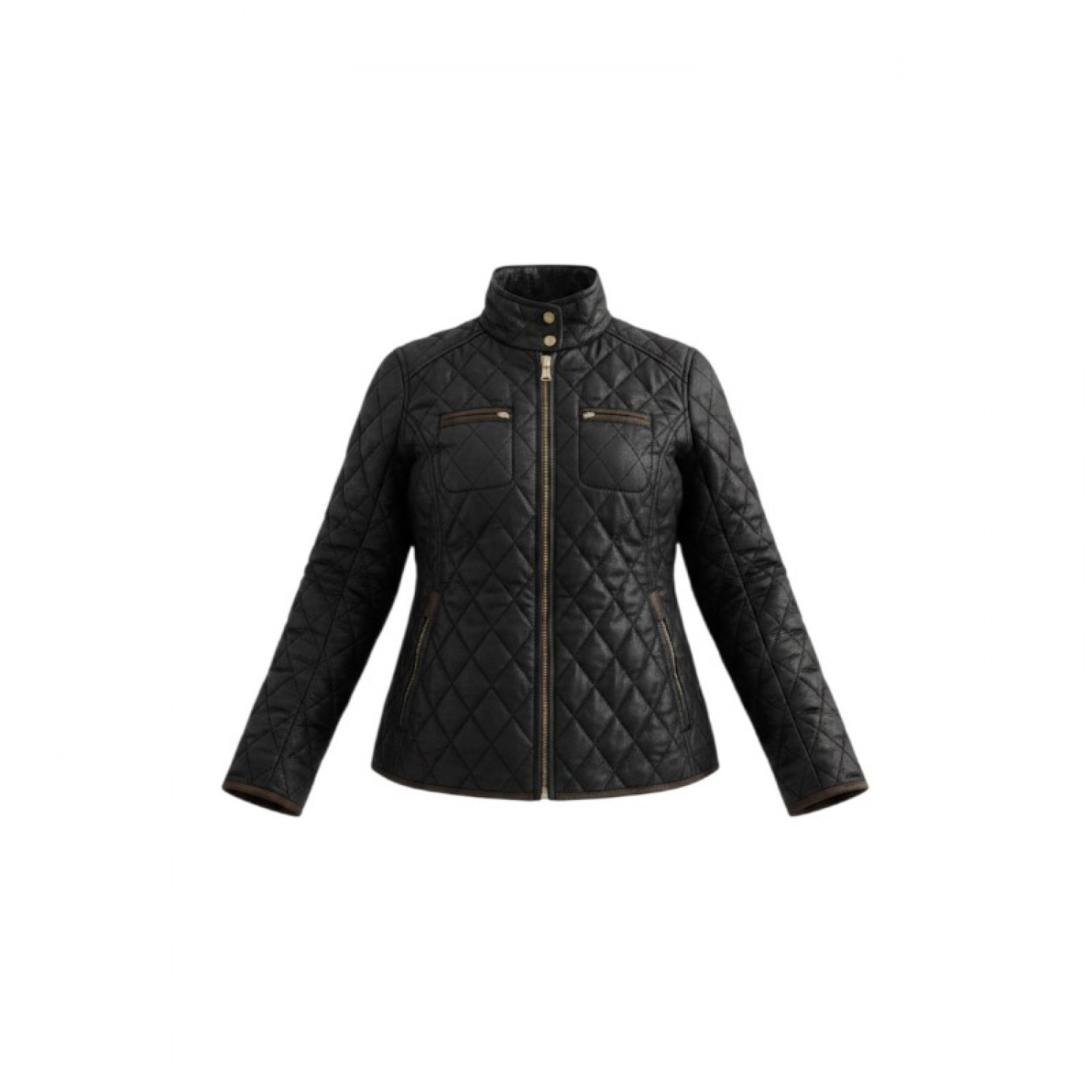 Conte of Florence Γυναικείο Quilted Jacket – Μαύρο – M / 46 / Pre-Owned