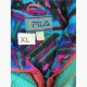 FILA Magic Line Vintage Jacket – Πράσινο / Πολύχρωμο Fleece – XL / Pre-Owned