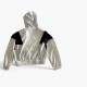 Champion Vintage Hooded Windbreaker – Λευκό / Μαύρο / Μωβ – M / Pre-Owned