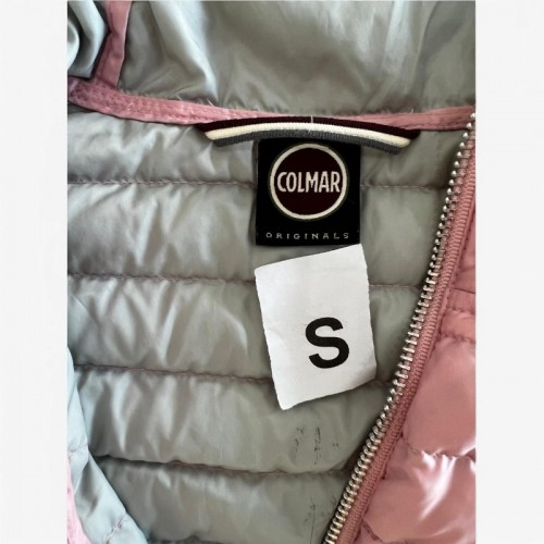 Colmar Originals Hooded Lightweight Puffer Jacket – Ροζ – S / Pre-Owned