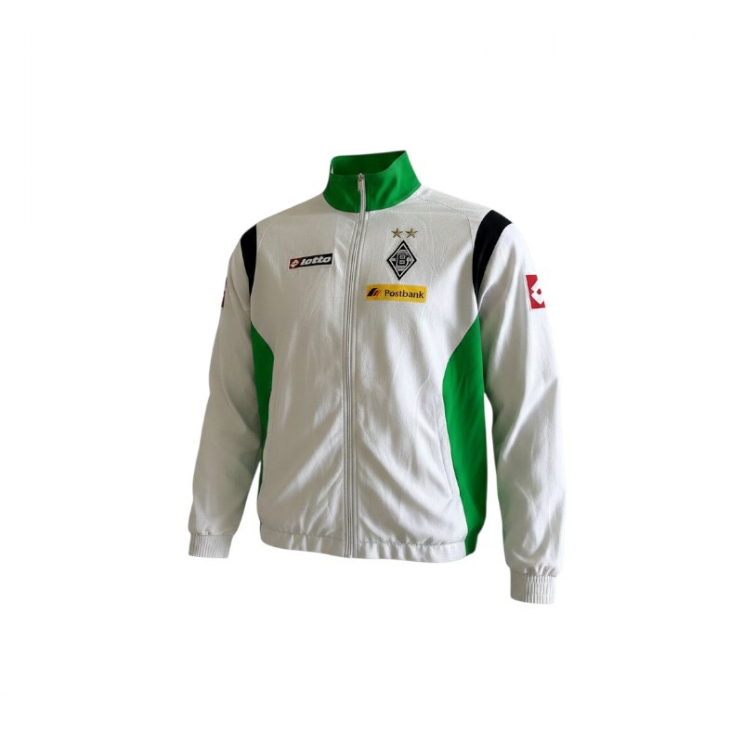 Lotto Borussia Mönchengladbach Football Jacket – Λευκό / Πράσινο – M / Pre-Owned