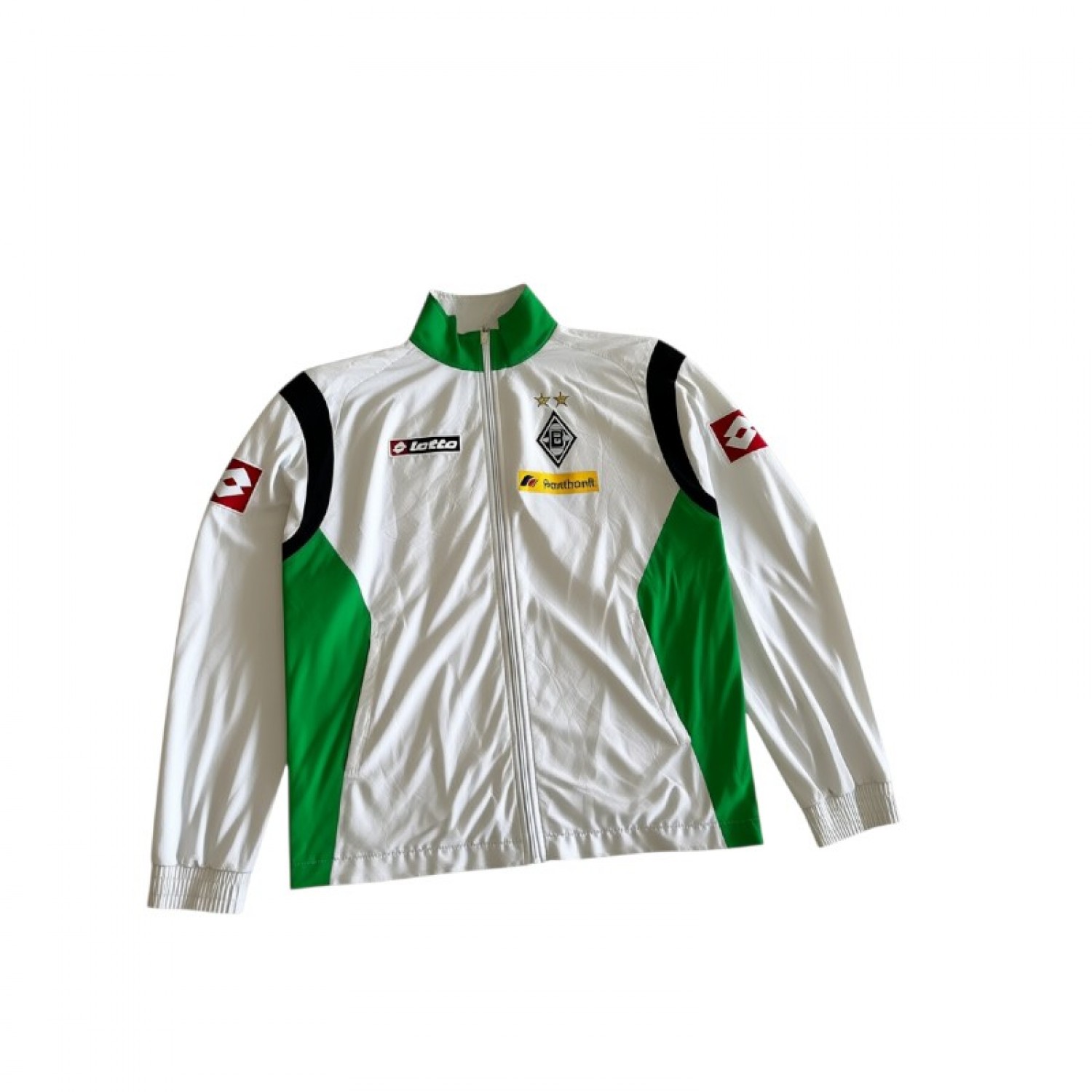 Lotto Borussia Mönchengladbach Football Jacket – Λευκό / Πράσινο – M / Pre-Owned