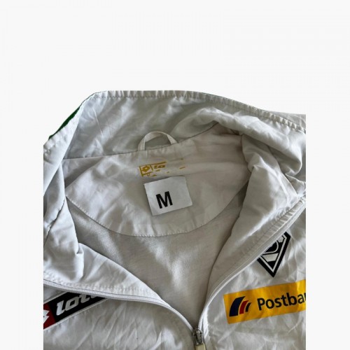 Lotto Borussia Mönchengladbach Football Jacket – Λευκό / Πράσινο – M / Pre-Owned