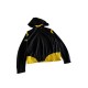 Champion Vintage Hooded Windbreaker – Μαύρο / Κίτρινο – L / Pre-Owned