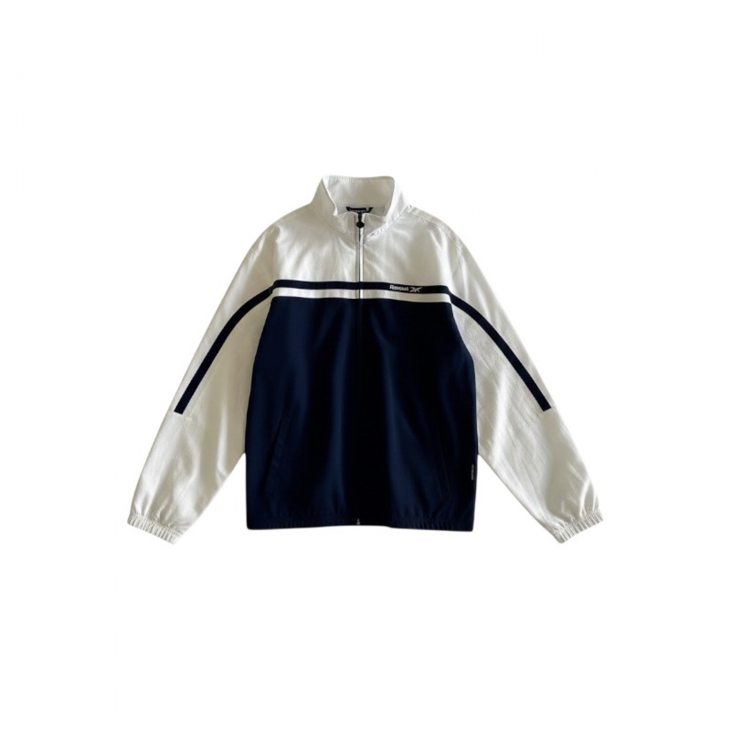 Reebok Vintage Half-Zip Windbreaker – Navy / Λευκό – XL / Pre-Owned