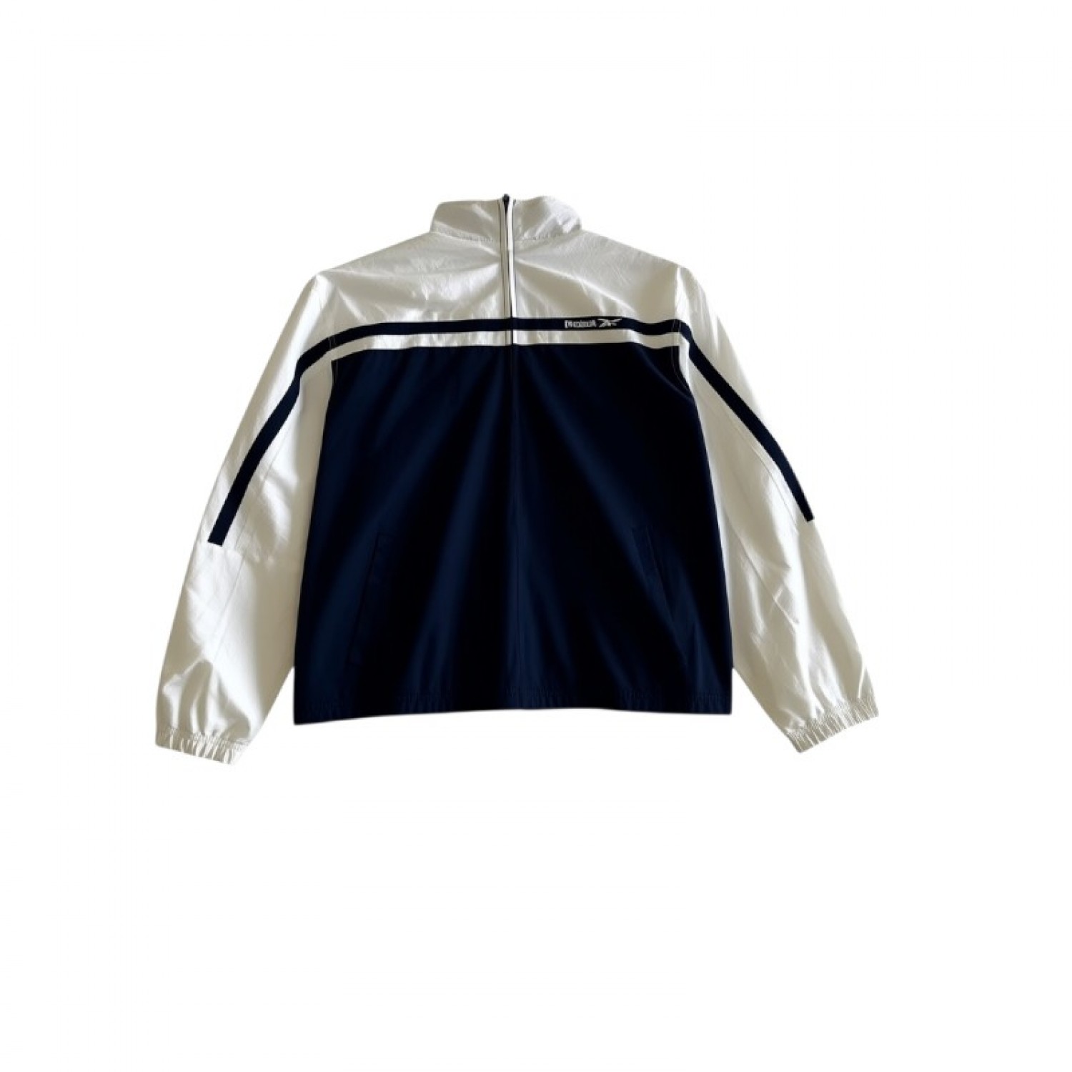 Reebok Vintage Half-Zip Windbreaker – Navy / Λευκό – XL / Pre-Owned