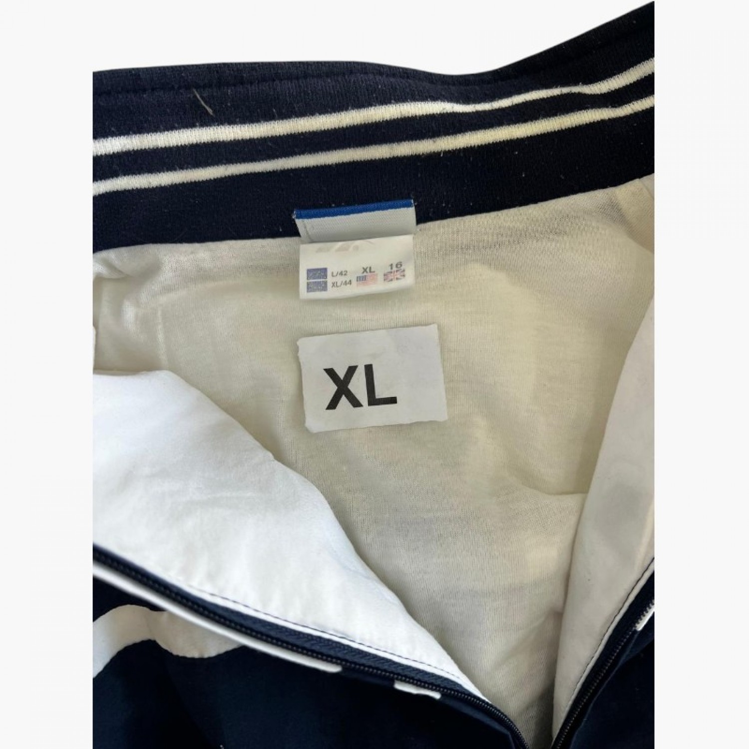 Reebok Vintage Half-Zip Windbreaker – Navy / Λευκό – XL / Pre-Owned