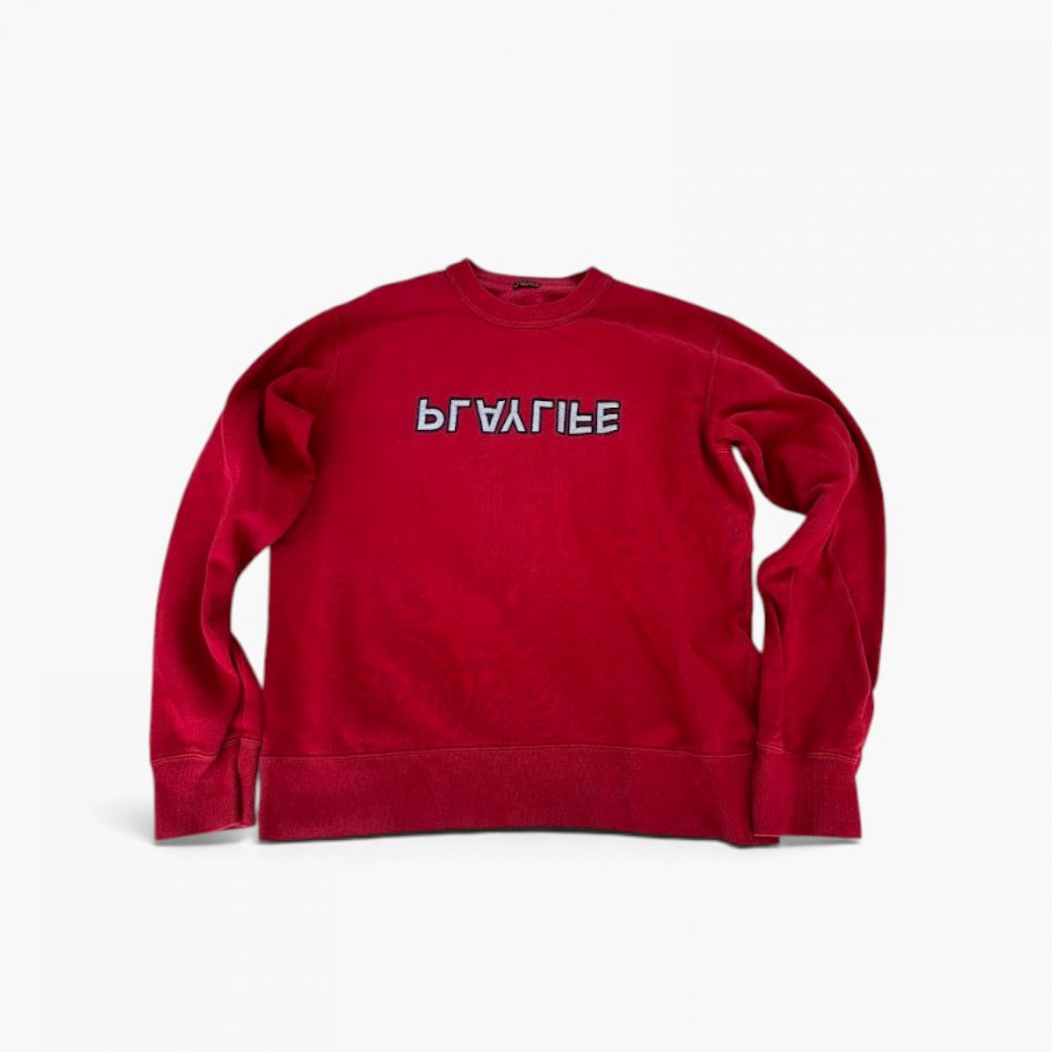 Κόκκινο Ανδρικό Sweatshirt Crewneck με Graphic Logo / Pre-Owned