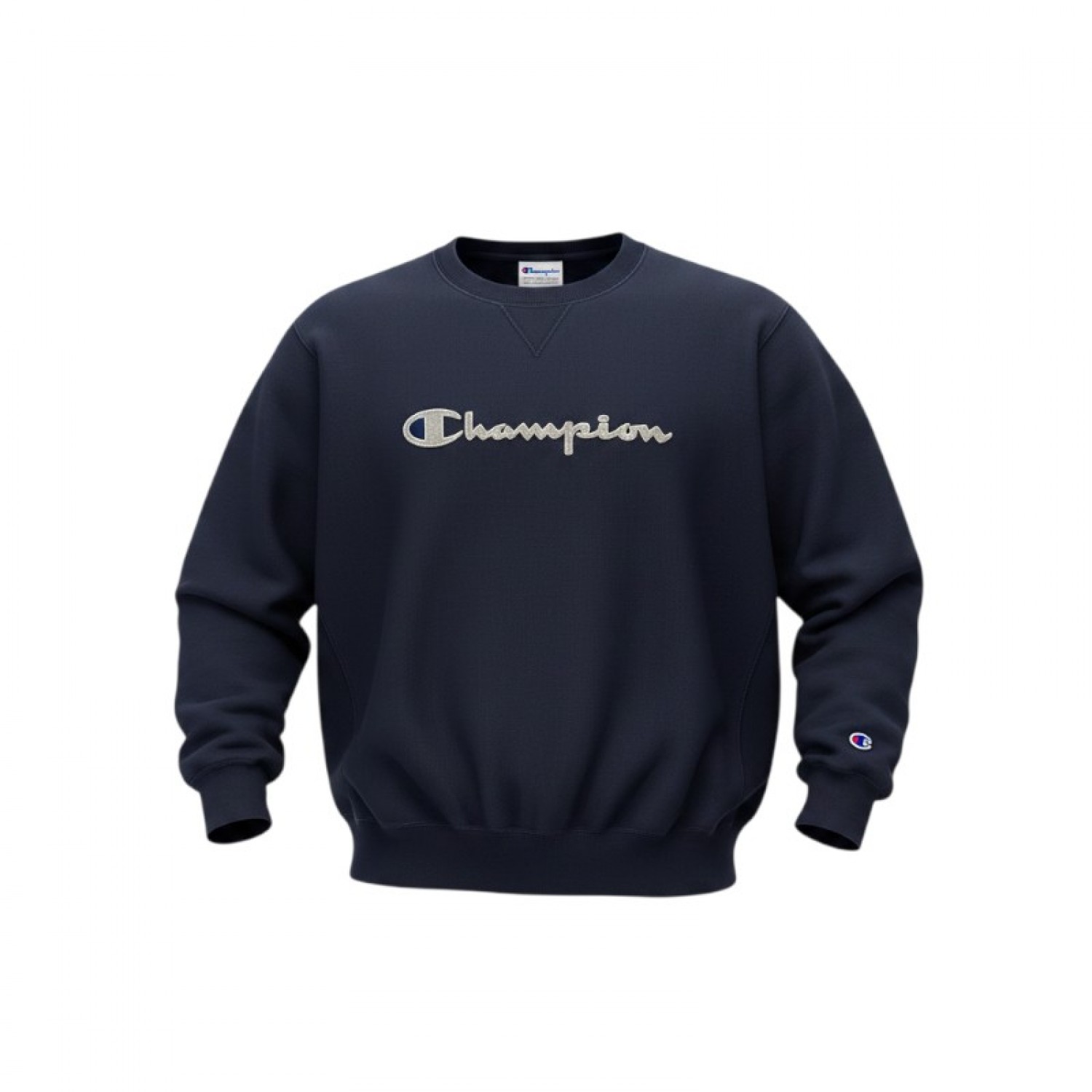 Champion Ανδρική Μακρυμάνικη Μπλούζα Navy/Κόκκινη – Μέγεθος M / Pre-Owned