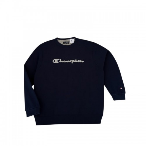 Champion Ανδρική Μακρυμάνικη Μπλούζα Navy/Κόκκινη – Μέγεθος M / Pre-Owned