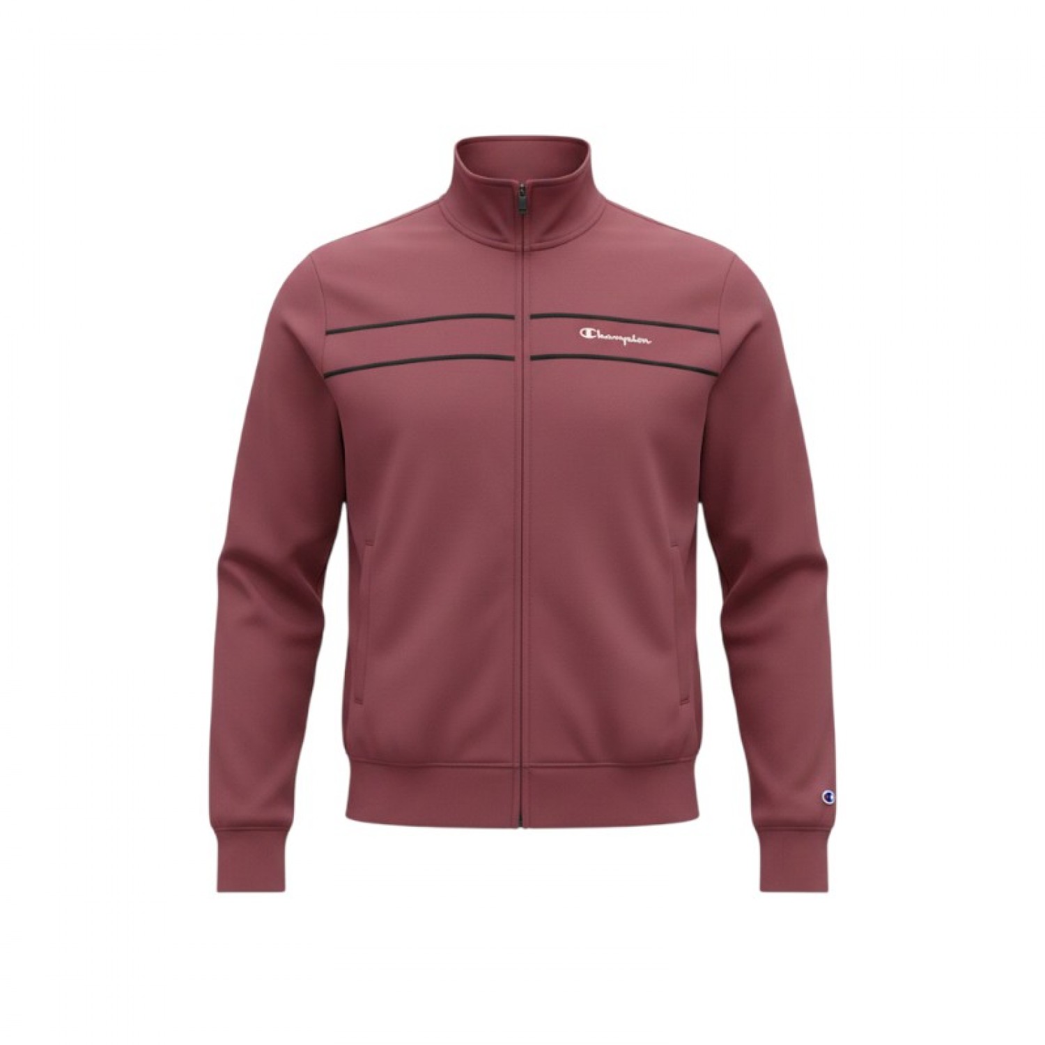 Champion Ανδρική Track Jacket Μπορντό Full Zip – Μέγεθος L / Pre-Owned