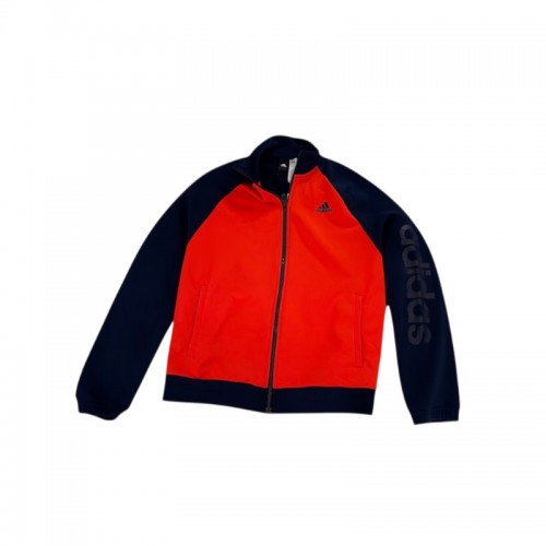 Adidas Ανδρική Track Jacket Πορτοκαλί/Navy Full Zip / Pre-Owned