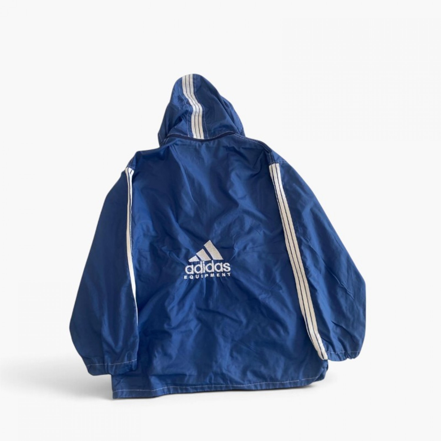 Adidas Equipment Hooded Jacket – Μπλε / Λευκό – M / Pre-Owned