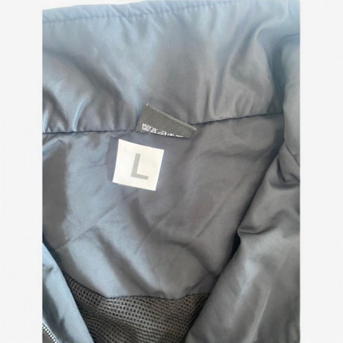 Adidas 3-Stripes Track Jacket – Μαύρο / Λευκό – L / Pre-Owned