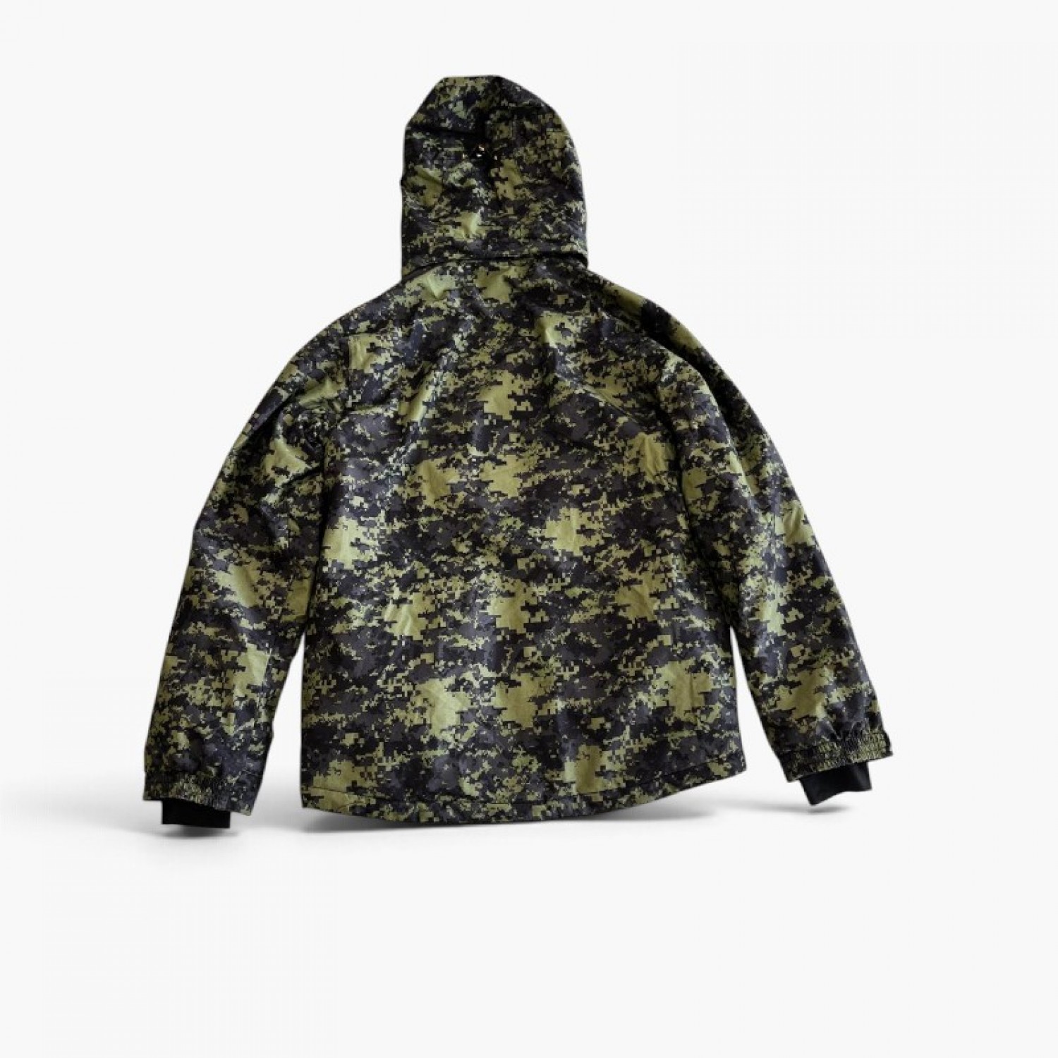 Cold Water Bear Camo Hooded Jacket – Χακί / Μαύρο – L / Pre-Owned
