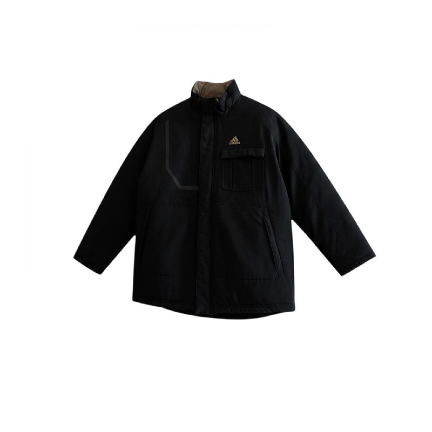 Adidas Padded Utility Parka Jacket – Μαύρο – M / Pre-Owned