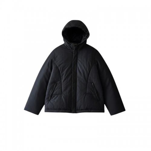 Luisa Spagnoli Padded Hooded Jacket – Μαύρο – M / Pre-Owned
