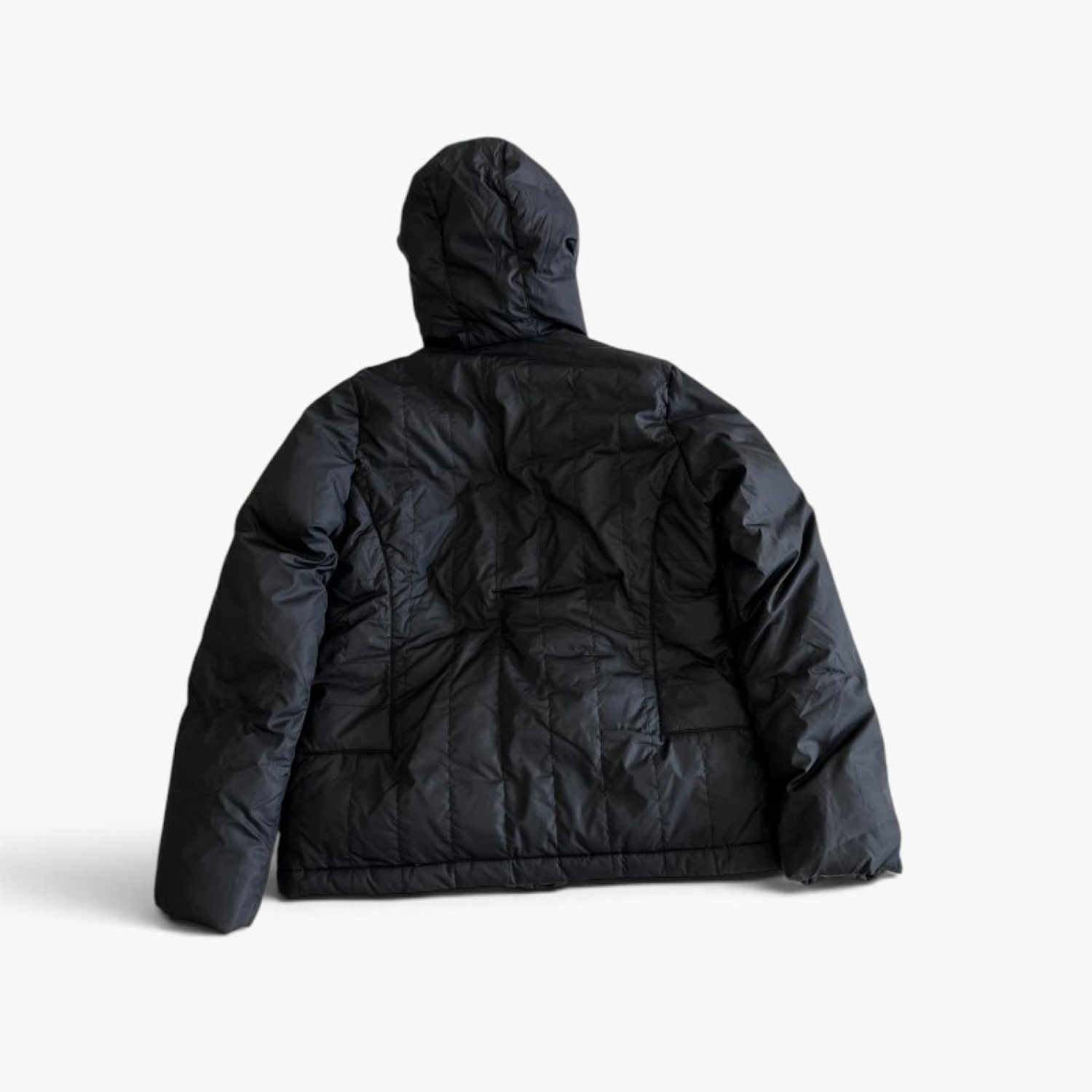 Luisa Spagnoli Padded Hooded Jacket – Μαύρο – M / Pre-Owned