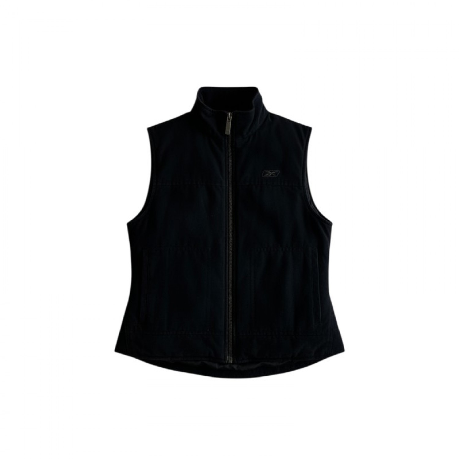 Reebok Vintage Full-Zip Vest – Μαύρο – S / Pre-Owned