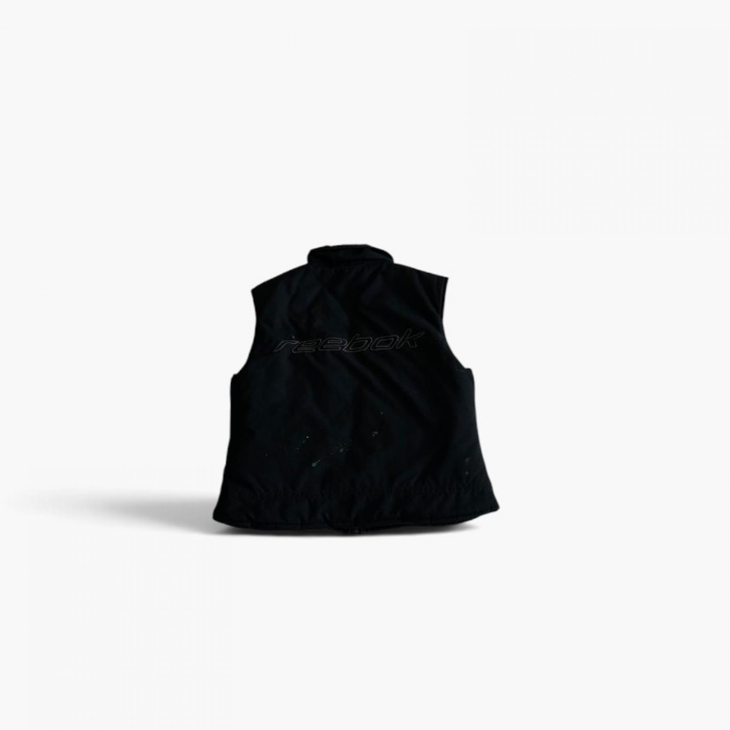 Reebok Vintage Full-Zip Vest – Μαύρο – S / Pre-Owned