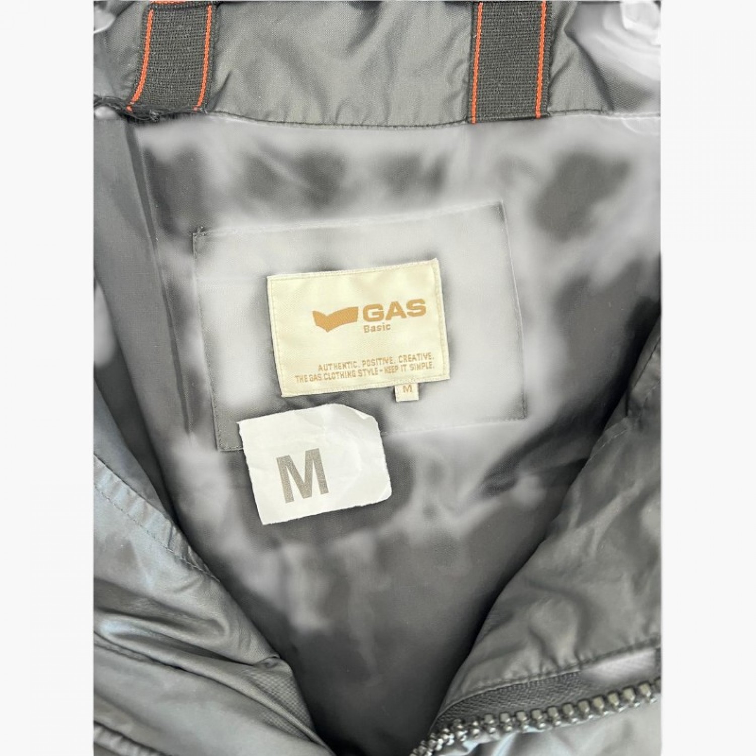 GAS Basic Puffer Jacket – Μαύρο – M / Pre-Owned