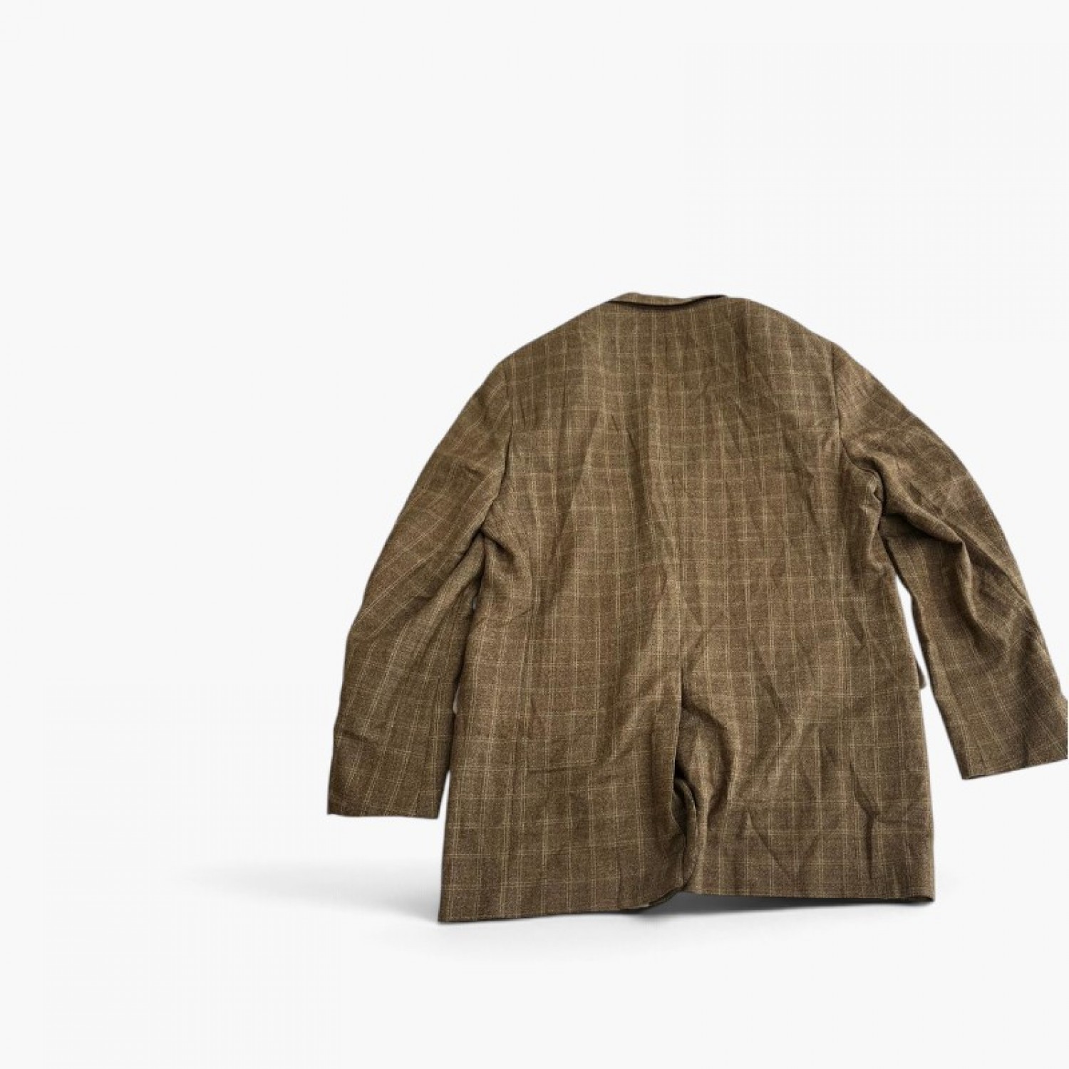 Tommy Hilfiger Check Blazer – Καφέ – XL / Pre-Owned