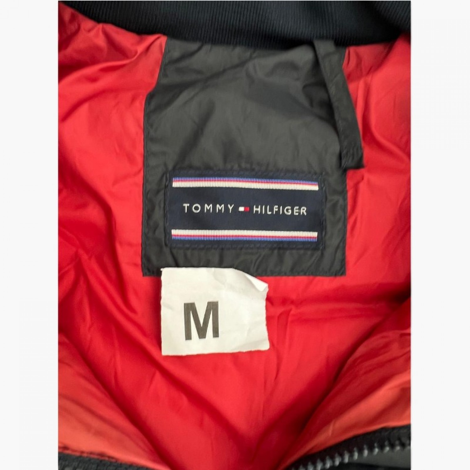 Tommy Hilfiger Lightweight Bomber Jacket – Navy – M / Pre-Owned
