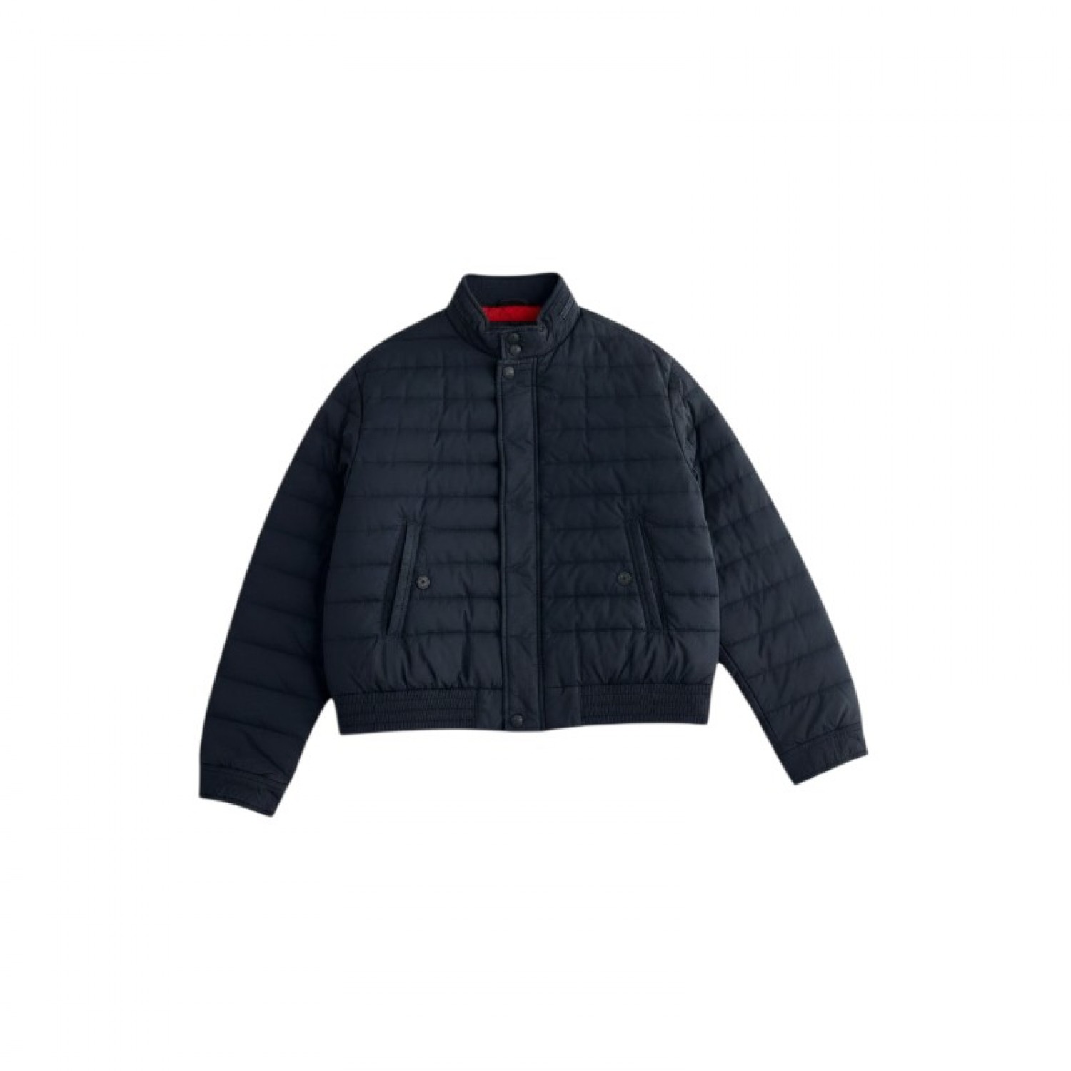Tommy Hilfiger Quilted Bomber Jacket – Navy – M / Pre-Owned