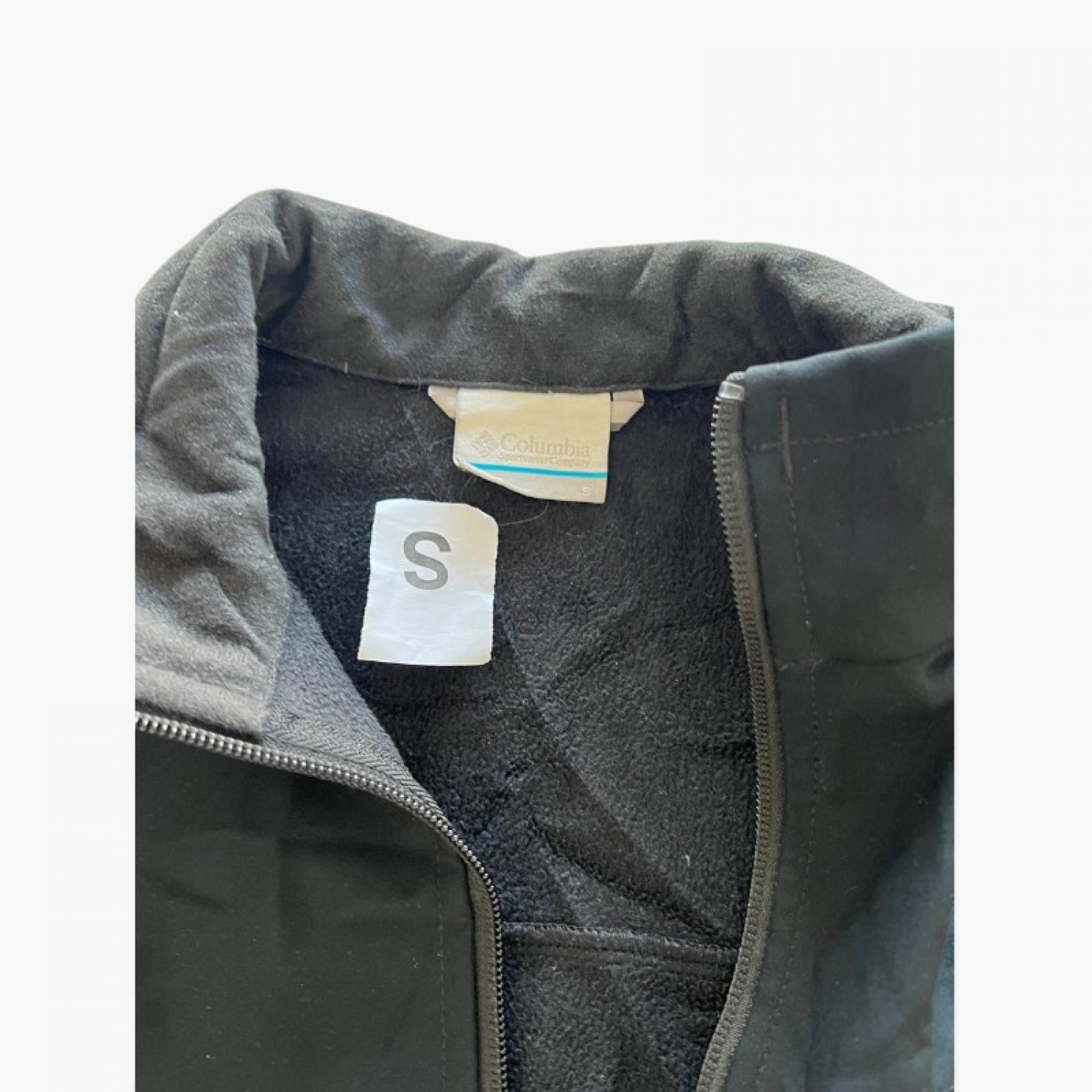 Columbia Full-Zip Fleece Jacket – Μαύρο – S / Pre-Owned