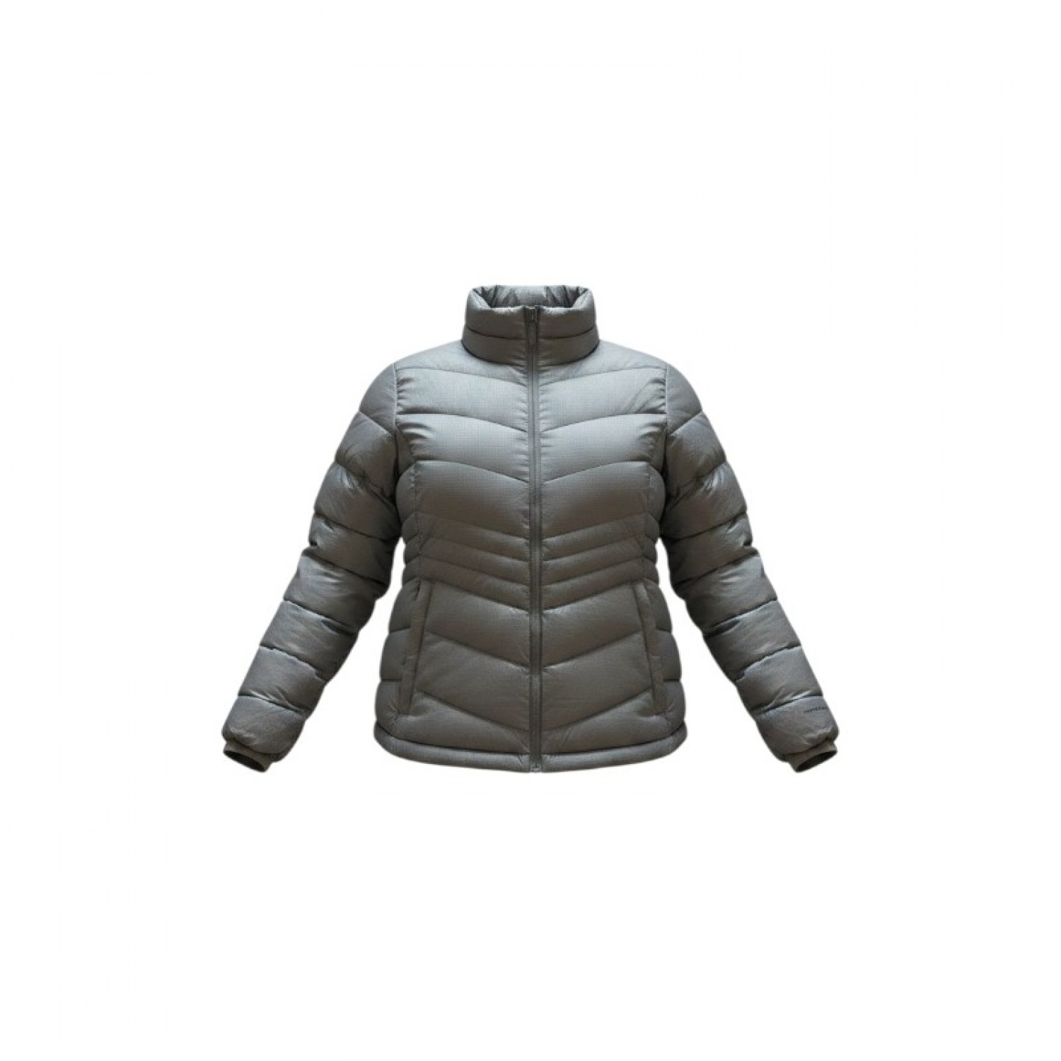 Columbia Omni-Heat Grey Chevron Insulated Jacket — Size L / Pre-Owned