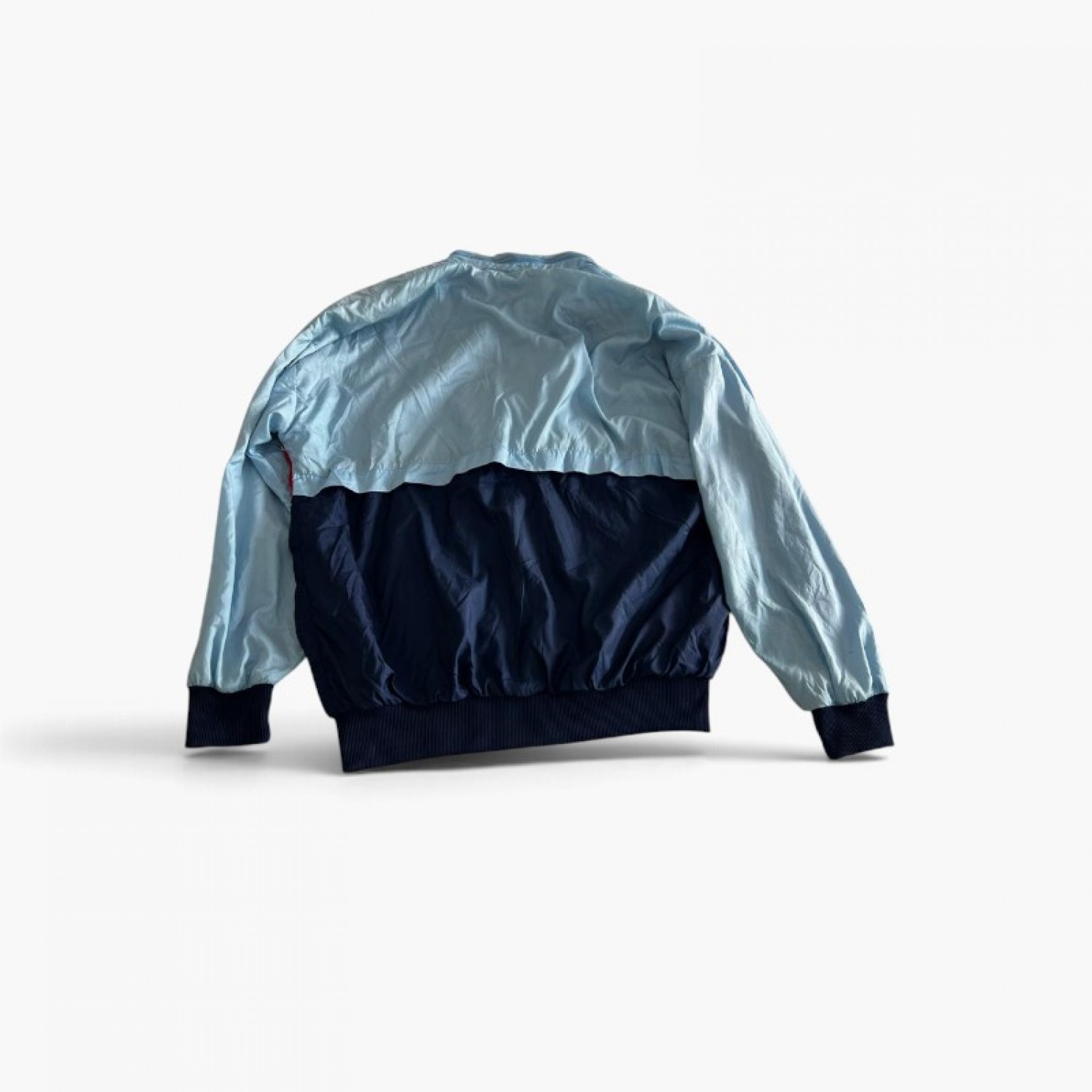 Adidas Colorblock Αντιανεμικό Μπουφάν Γαλάζιο/Κόκκινο/Μπλε – Μέγεθος L / Pre-Owned