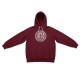 The Athletic Dept. Hoodie Μπορντό με Τσέπη Kangaroo – Μέγεθος S / Pre-Owned