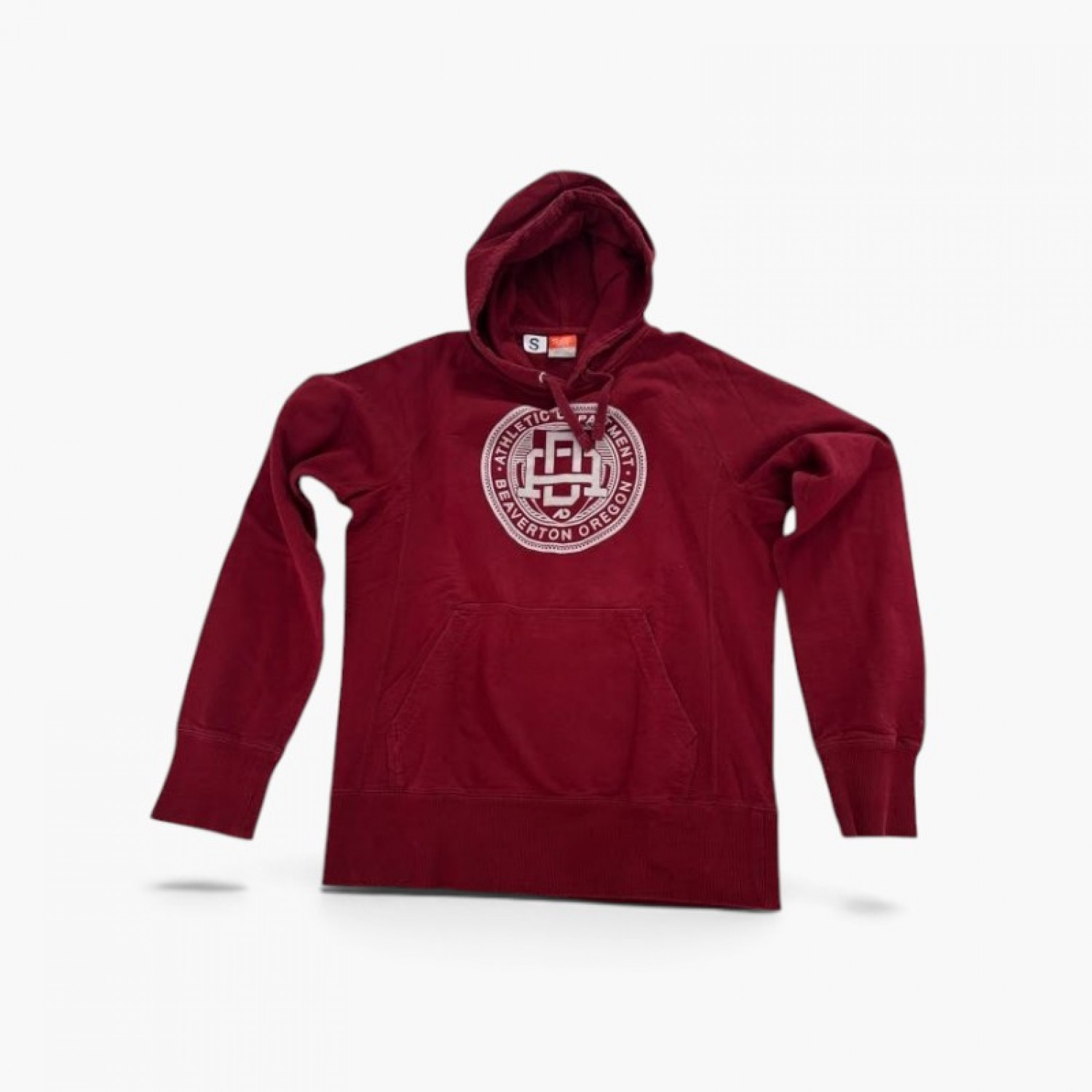 The Athletic Dept. Hoodie Μπορντό με Τσέπη Kangaroo – Μέγεθος S / Pre-Owned