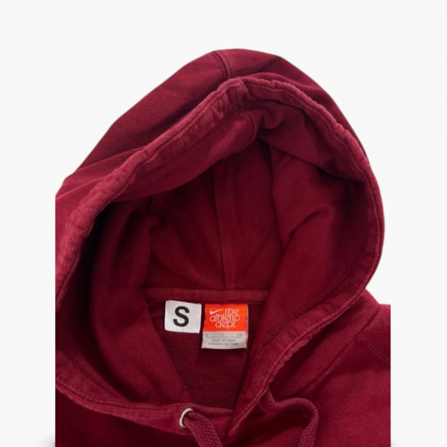 The Athletic Dept. Hoodie Μπορντό με Τσέπη Kangaroo – Μέγεθος S / Pre-Owned