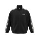 Adidas Track Jacket Μαύρη με 3-Stripes – Μέγεθος S / Pre-Owned