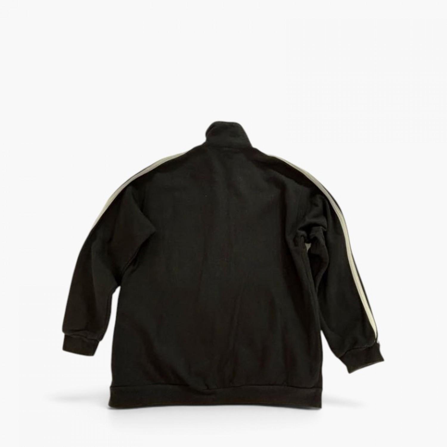 Adidas Track Jacket Μαύρη με 3-Stripes – Μέγεθος S / Pre-Owned