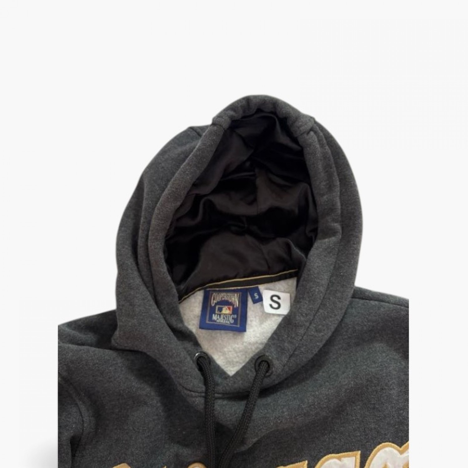 Majestic Chicago Hoodie Σκούρο Γκρι με Patches  / Pre-Owned