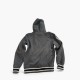 Majestic Chicago Hoodie Σκούρο Γκρι με Patches  / Pre-Owned