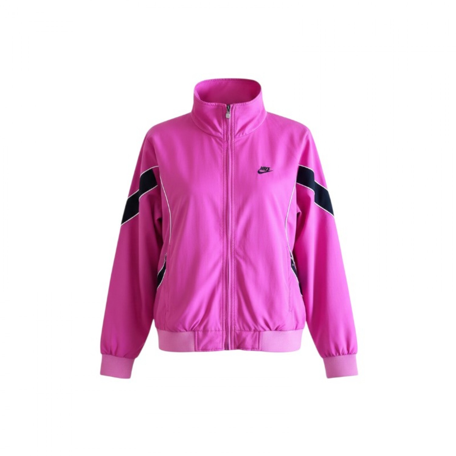 Nike Dri-FIT Ροζ Track Jacket με Μαύρες Λεπτομέρειες – Μέγεθος XXL / Pre-Owned